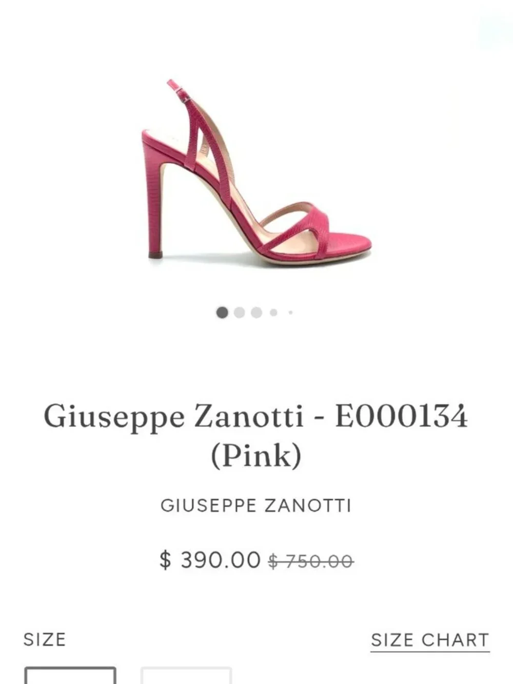 Giuseppe Zanotti E000134 pink heel shoes - Picture 6 of 6
